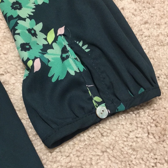 {Honey Punch} green floral romper - Picture 5 of 6